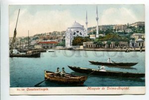 426025 TURKEY Constantinople Mosque Dolma-Bagtche Vintage postcard