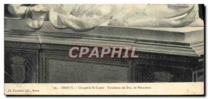 Old Postcard Dreux Chapelle St Louis Tomb of the Duke of Nemours