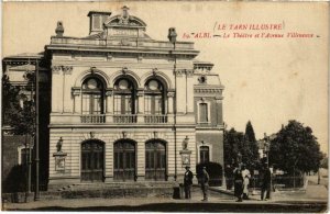 CPA ALBI - Le Theatre et l'Avenue VILLENEUVE (985339)