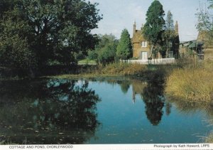 Chorleywood Cottage & Pond in Summer Local Hertfordshire Council 1980s Postcard