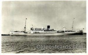 MS Indrapoera Steamer Ship Unused light small crease right bottom corner, glu...