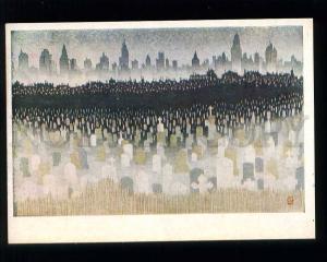 227455 JAPAN Junichiro Sekino New York Cemetery old postcard