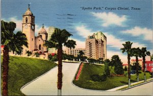 Spohn Park Corpus Christi TX Postcard PC4