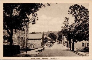 Westport Ontario Main Street ON Unused Photogelatine Engraving Co Postcard H62