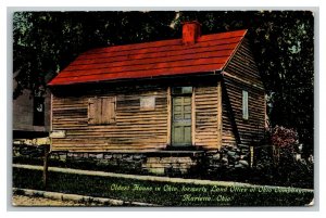 Vintage 1914 Postcard Cabin & Land Office of the Ohio Company Marietta Ohio