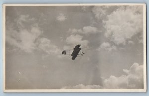 c1910's Wright Model A Flyer Airplane RPPC Photo Unposted Antique Postcard