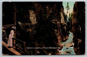 Vancouver  British Columbia  Canada  Flume    Postcard