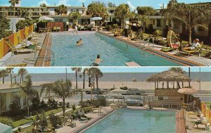 CLEARWATER BEACH, Florida FL  GOLDEN BEACH MOTEL~Howard J Cox  ROADSIDE Postcard