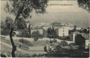 CPA Ajaccio vu de Balustrino CORSICA (1077953)