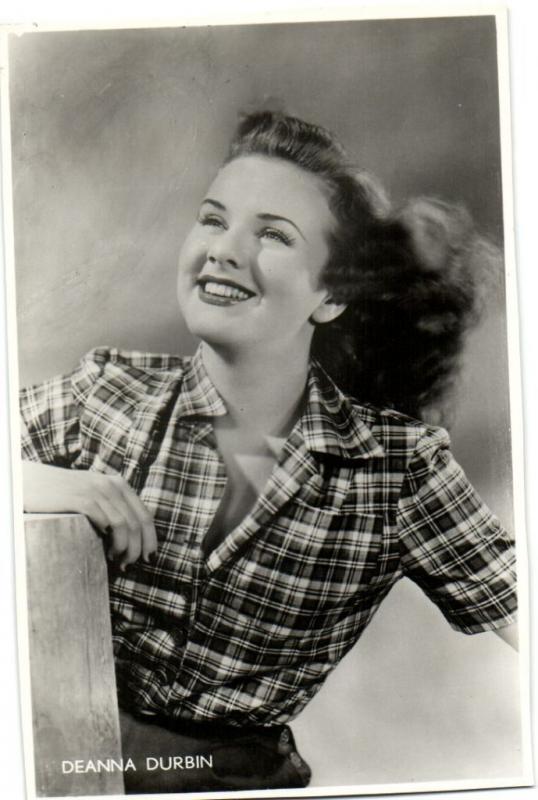 CPA AK Artiste Cinema Film DEANNA DURBIN (30890)