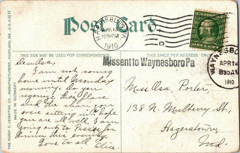 Governor's Reception Room Harrisburg PA Capitol c1910 Vintage Postcard D67