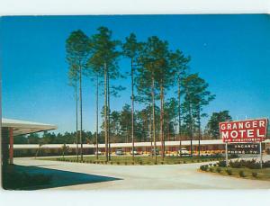 Unused 1950's OLD CARS & GRANGER MOTEL Jacksonville Florida FL u1186