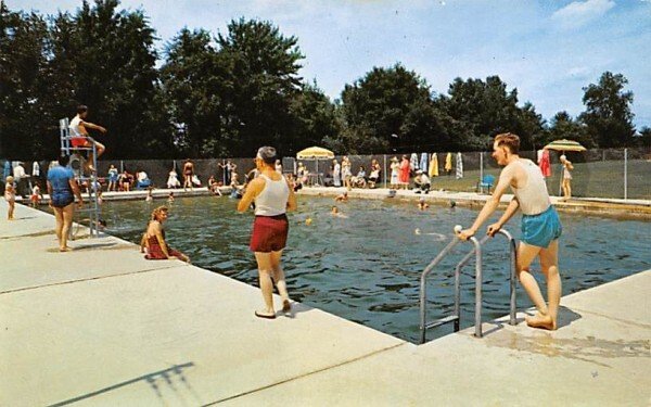 Modern Swimming Pool in Port Jervis, New York