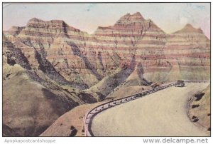 Cross Section Of A Prehistoric World The Badlands National Monument South Dak...