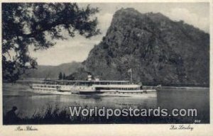 Am Rhein Die Loreley German Postcard Germany Post Card