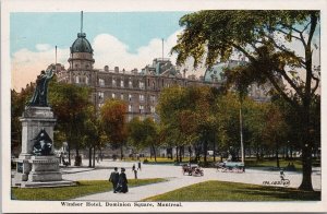 Windsor Hotel Dominion Square Montreal QC Quebec Unused Postcard H48