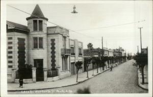 Argentina - Calle Humberto Punta Alta Real Photo Postcard