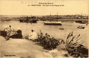 CPA AK Rabat - Rabat-Sale - Les Bords du Bou-Regreg et Sale MAROC (963737)