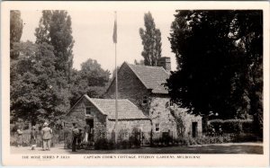 RPPC MELBOURNE, Australia    CAPTAIN COOK'S COTTAGE Fitzroy   c1920s   Postcard