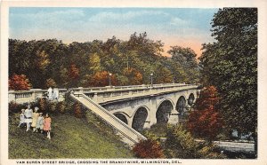 J57/ Wilmington Delaware Postcard c1910 Van Buren Street Bridge 331