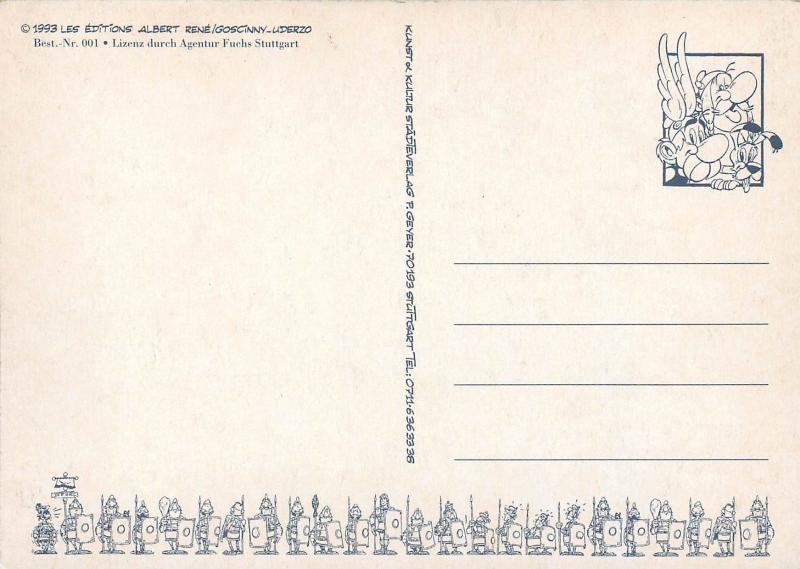 Comic Asterix & Obelix signed Uderzo