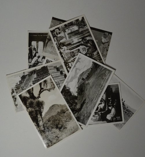 10 Mexico Real Photo Postcards in Envelope, Vintage Artistic Scenes of Mexico