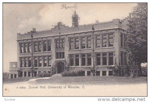 Scovel Hall, University Of Wooster, Ohio, PU-1907