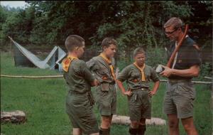 St. Louis MO Area Council Camping - Boy Scouts 1962 Postcard