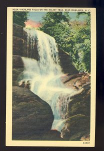 Highlands, North Carolina/NC Postcard, Highland Falls On The Kelsey Trail