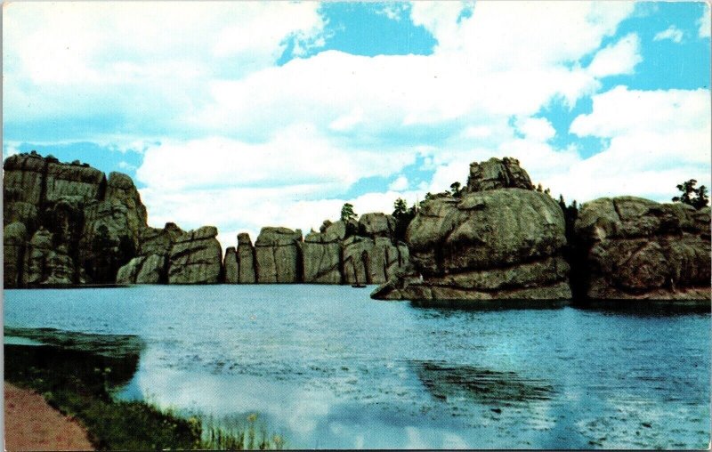 Sylvan Lake Black Hills South Dakota SD Postcard UNP VTG Unused Vintage Chrome 