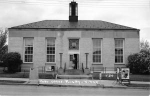 Rugby North Dakota Post Office Real Photo Antique Postcard K82218