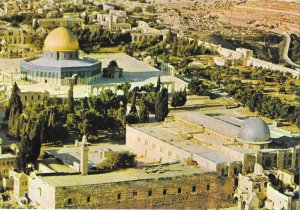 Aerial View of Jerusalem Temple Israel Continental Size 4 by 6