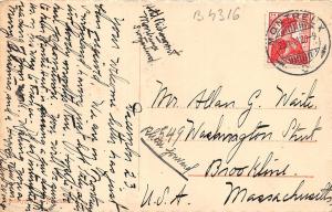 B4316 Switzerland Chateau de Chillon 1912    front/back scan