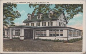 Postcard Indian Echo Inn Hummelstown PA