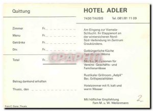 Postcard Modern Hotel Adler