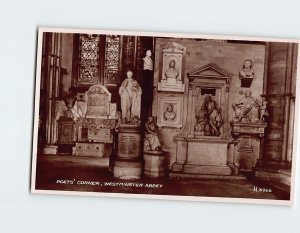 Postcard Poets' Corner, Westminster Abbey, London, England