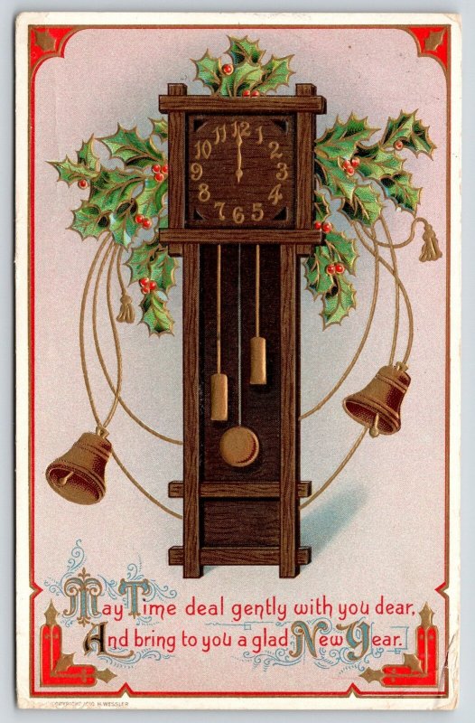 midnight grandfather clock