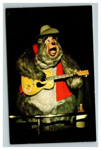 Vintage 1970's Postcard Disneyland Big Al From the Country Bear Jamboree