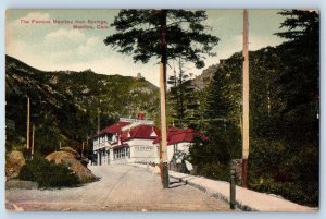 Manitou Colorado Postcard Famous Manitou Iron Springs Building Tree 1910 Vintage