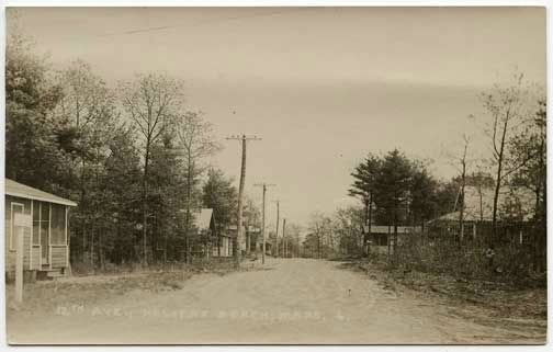 Halifax Beach MA Street View Real Photo RPPC Postcard