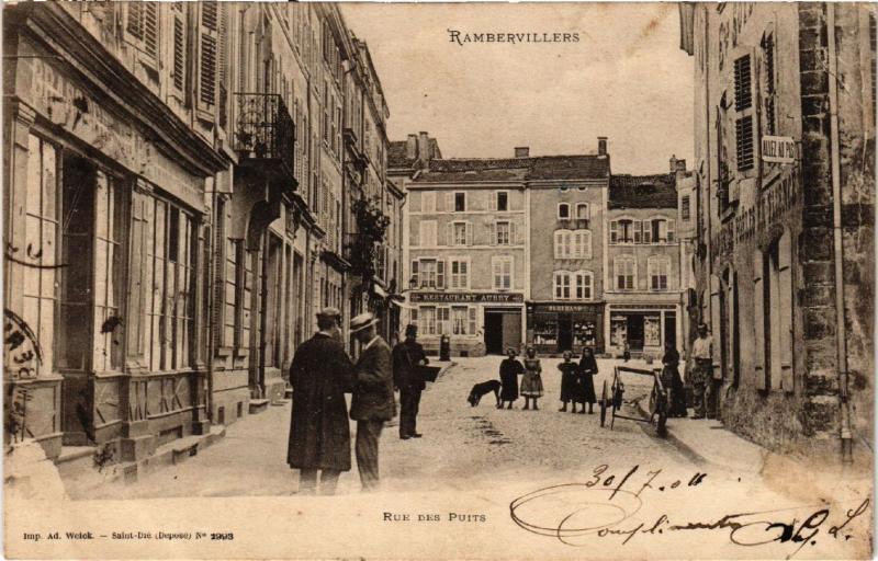 CPA RAMBERVILLERS - Rue des Puits (456002)