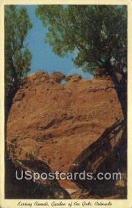 Kissing Camels - Garden of the Gods, Colorado CO Postcard