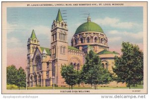 Saint Louis Cathedral Lindell Boulevard And Newstead Avenue Saint Louis Misso...