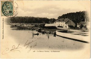 CPA Le Seine a Valvins - Le Restaurant (1038670)