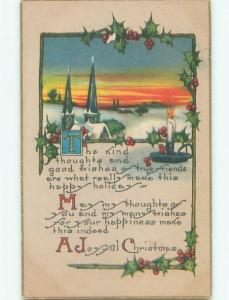 Divided-Back CHRISTMAS SCENE Great Postcard AA0226