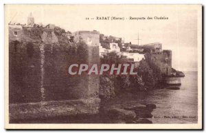 Old Postcard Rabat Remparts Oudaias