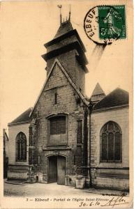 CPA ELBEUF-Portail de l'Église St-ÉTIENNE (347527)