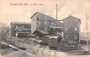 Le Mars Iowa Plymouth Roller Mills Vintage Postcard AA28144