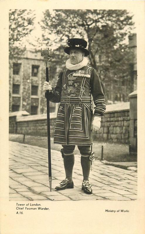 Tower of London Chief Yeoman Warder uniform