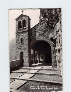 Postcard Chapelle du Notre-Dame-du-Scex, St. Maurice, Switzerland